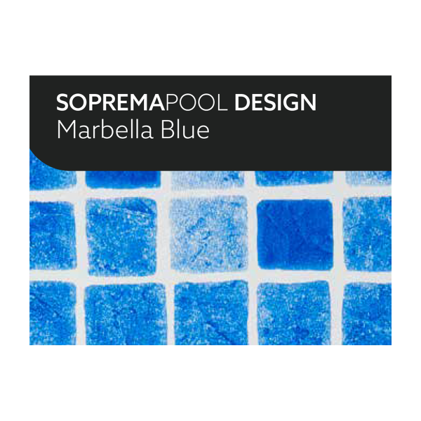 Liner Soprema Design — Marbella Blue