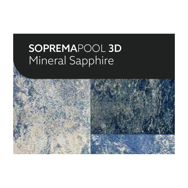 Liner Soprema 3D — Mineral Sapphire