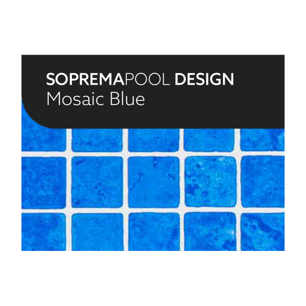 Liner Soprema Design — Mosaic Blue